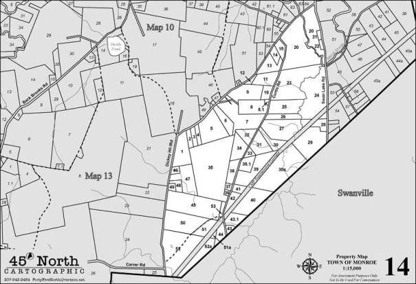 MONROE MAINE TAX MAP 14
